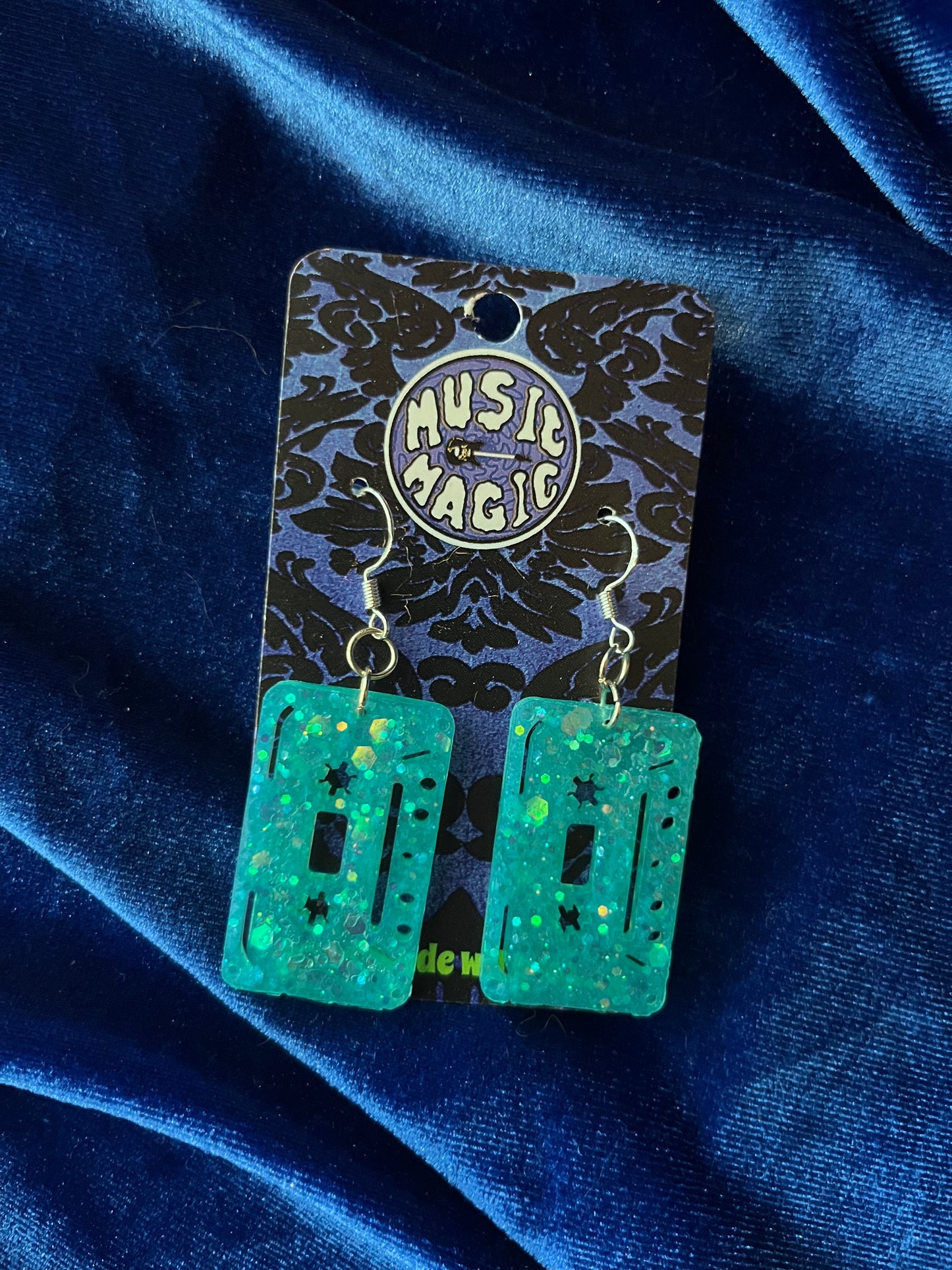 Simple Cassette Tape Earrings