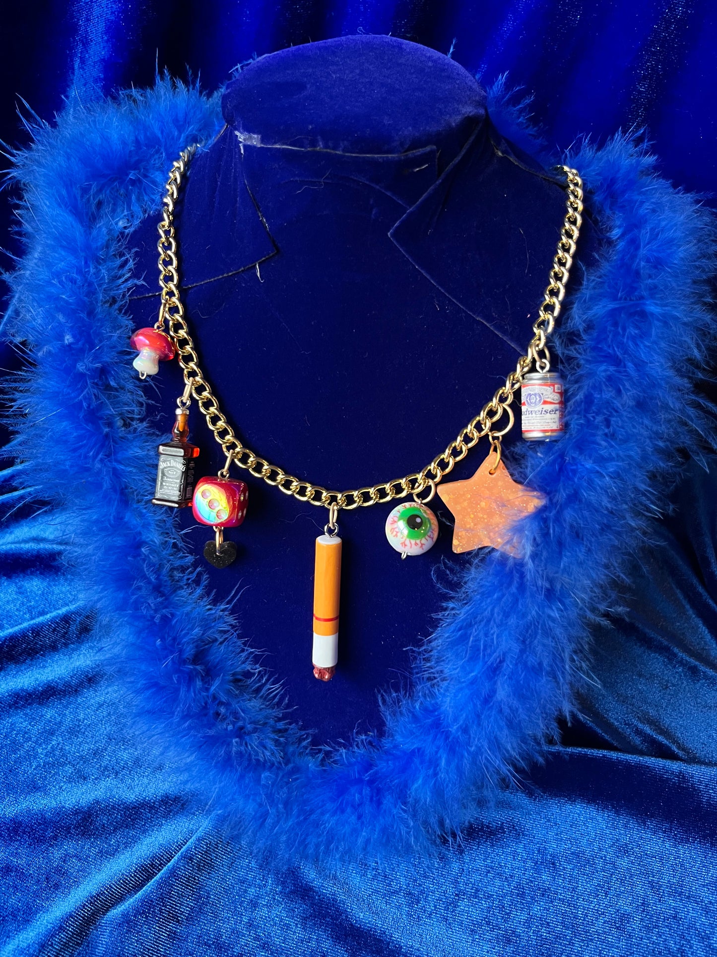 Vices Gold Chain Necklace