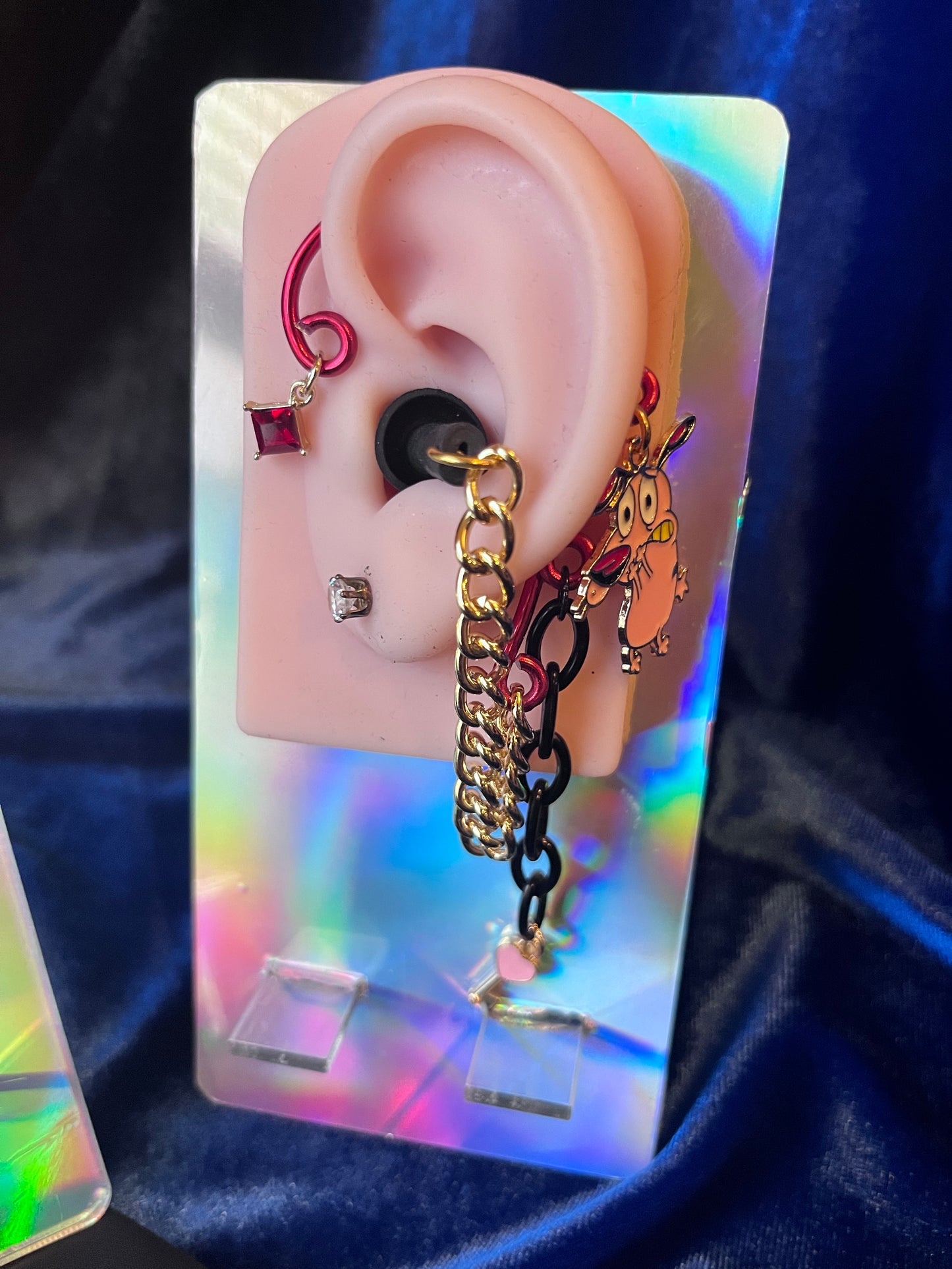 Ear Plug Ear Cuff Set - Courage