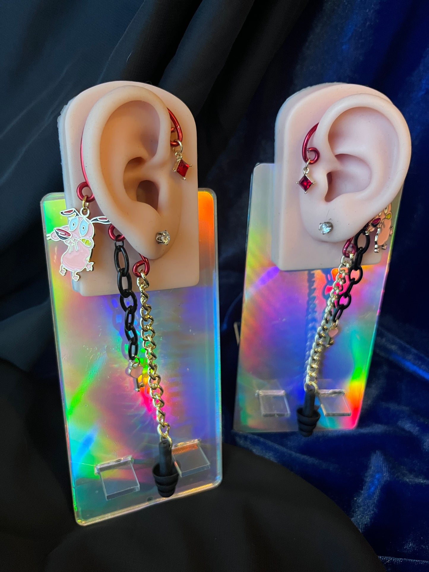 Ear Plug Ear Cuff Set - Courage