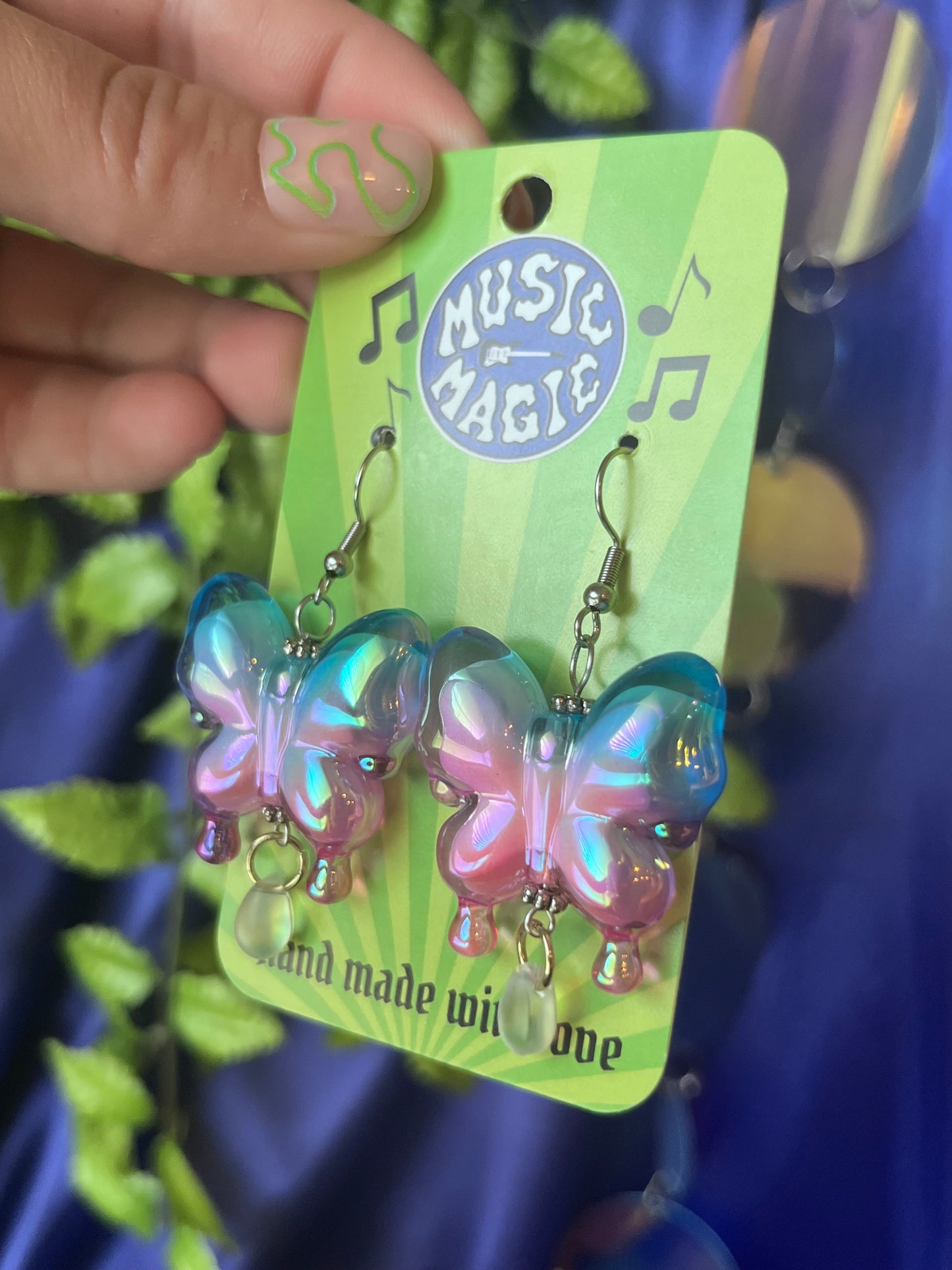 Gradient Butterfly Earrings
