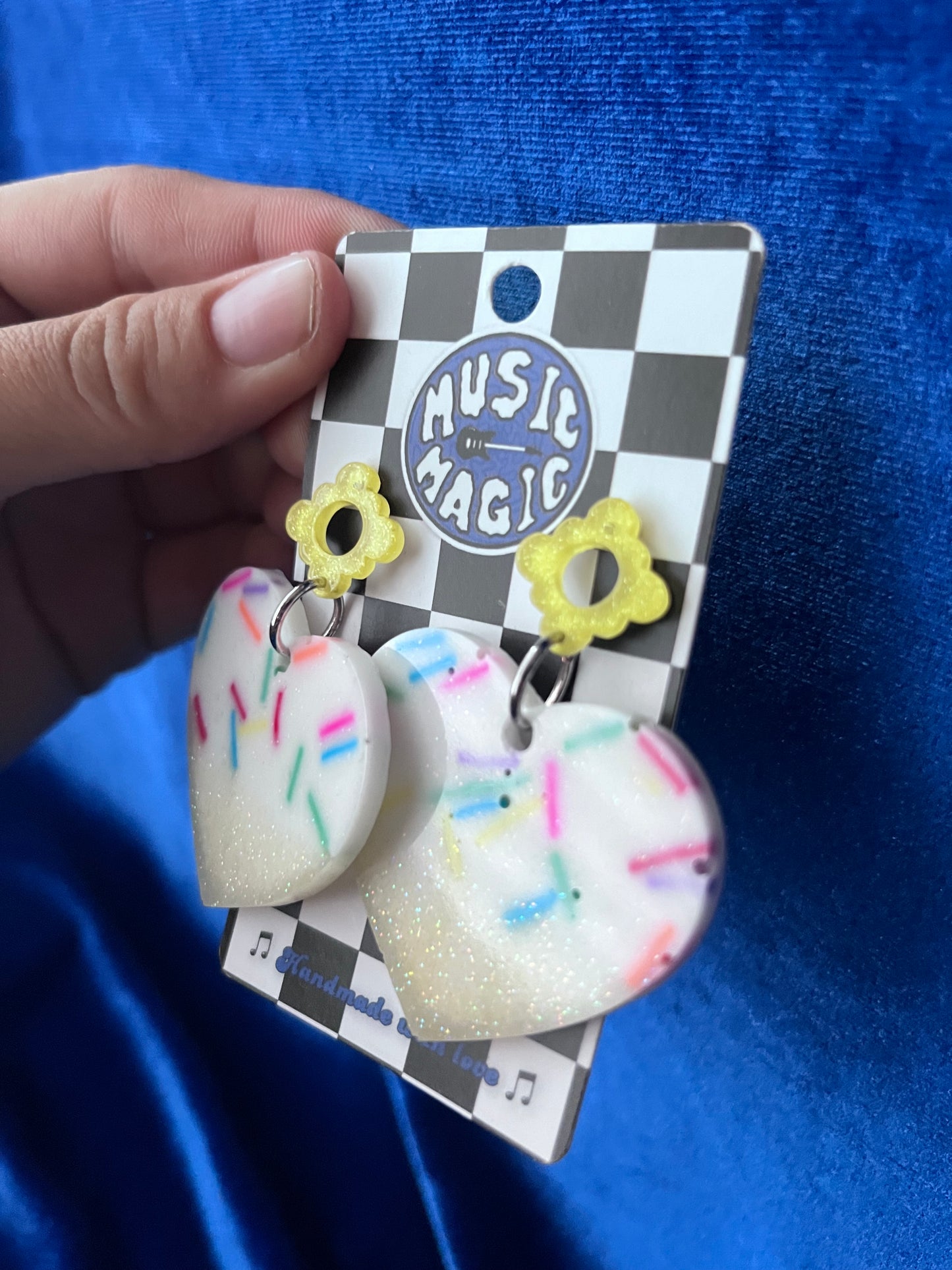 Sprinkle Heart Earrings