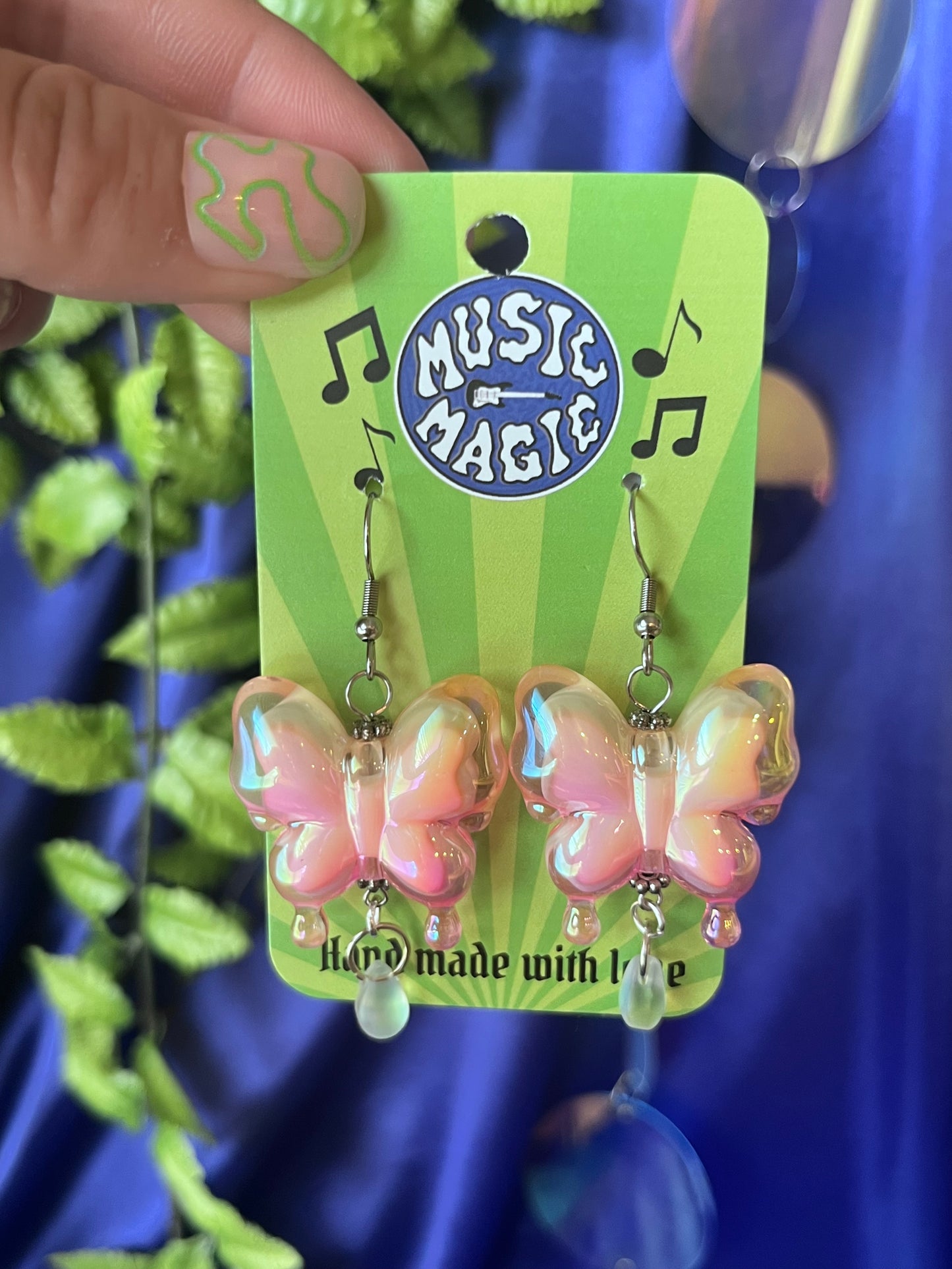 Gradient Butterfly Earrings