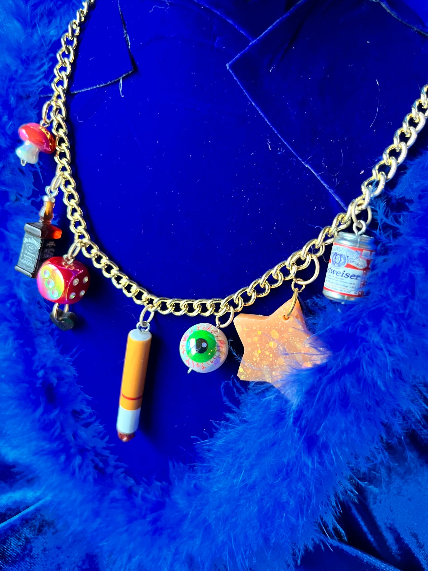 Vices Gold Chain Necklace