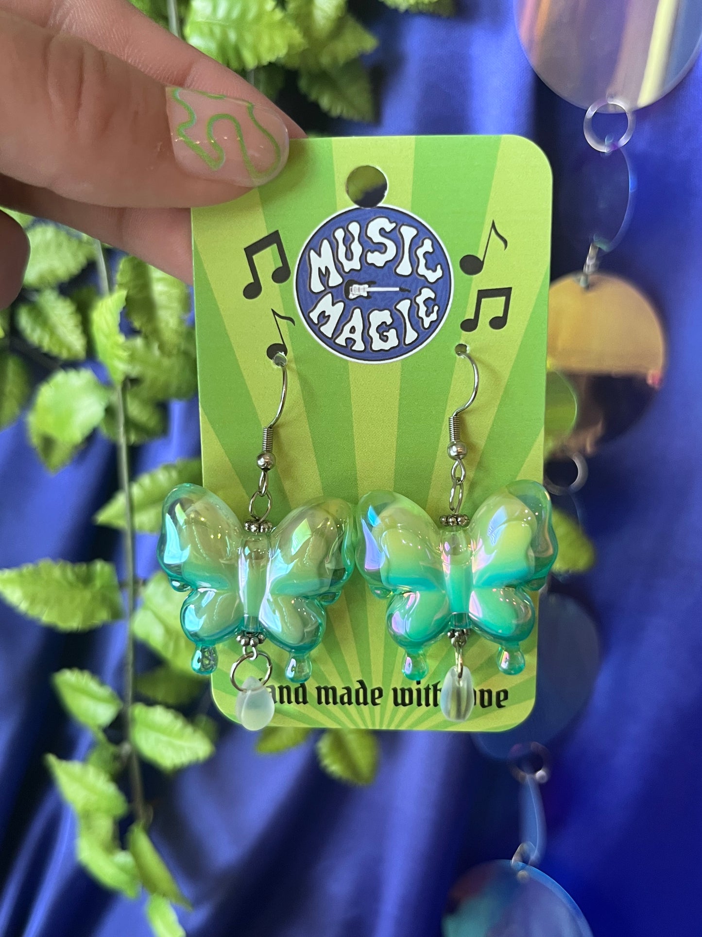 Gradient Butterfly Earrings