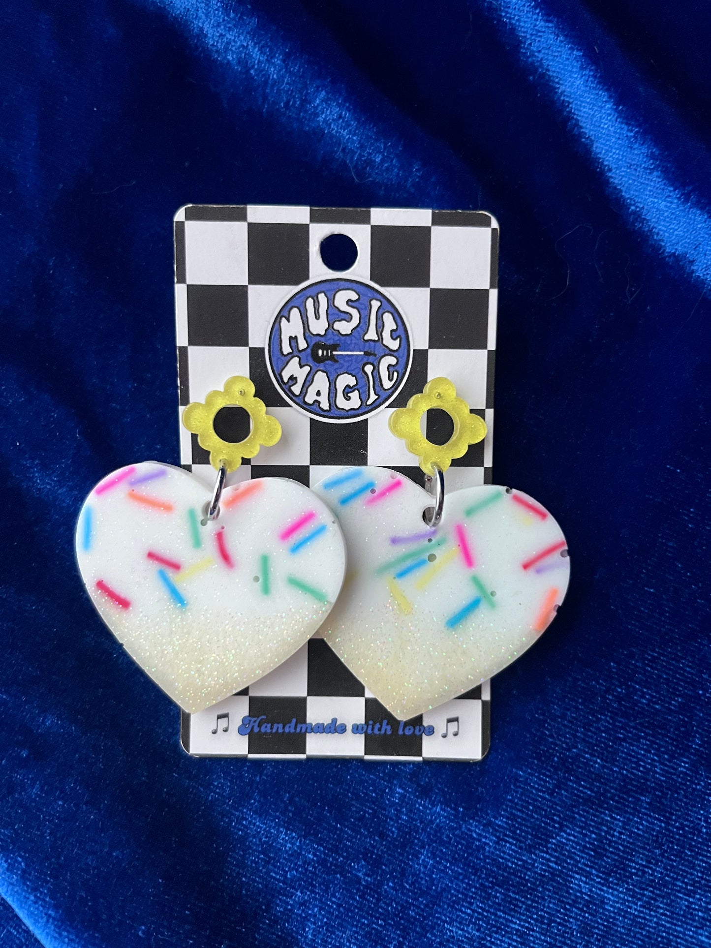 Sprinkle Heart Earrings