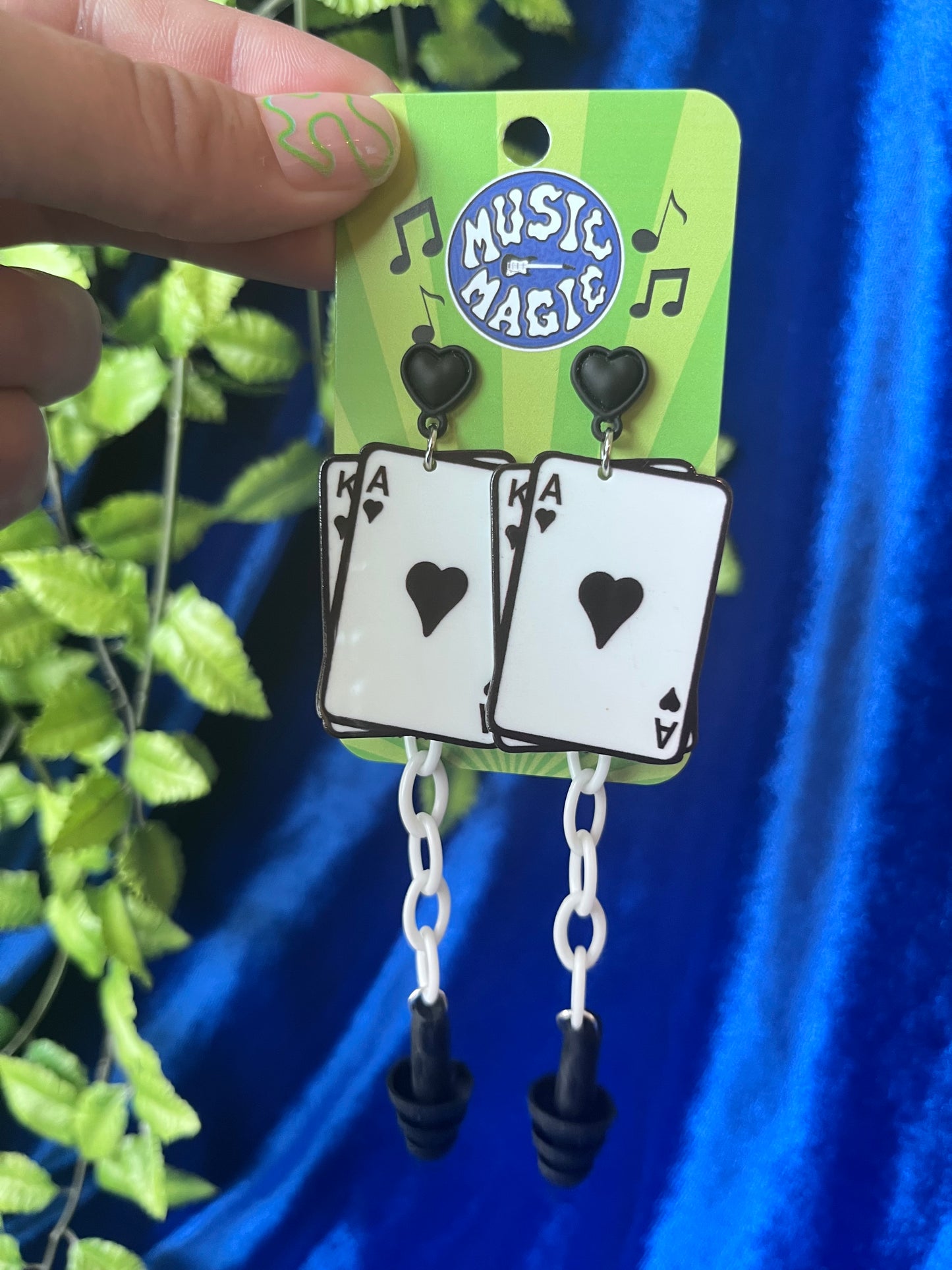 Ear Plug Earrings - Cards