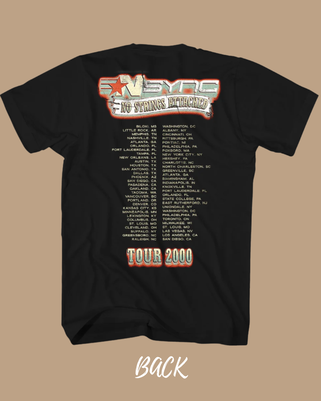 NSync No Strings Attached Tee