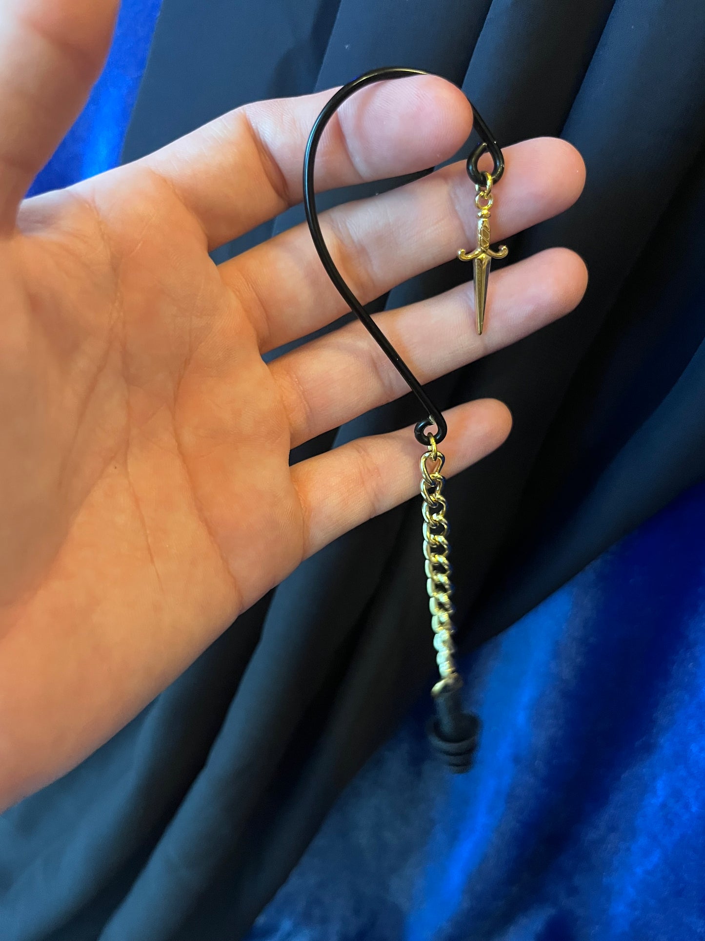 Ear Plug Ear Cuff Set - Daggers