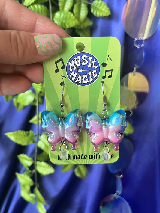Gradient Butterfly Earrings