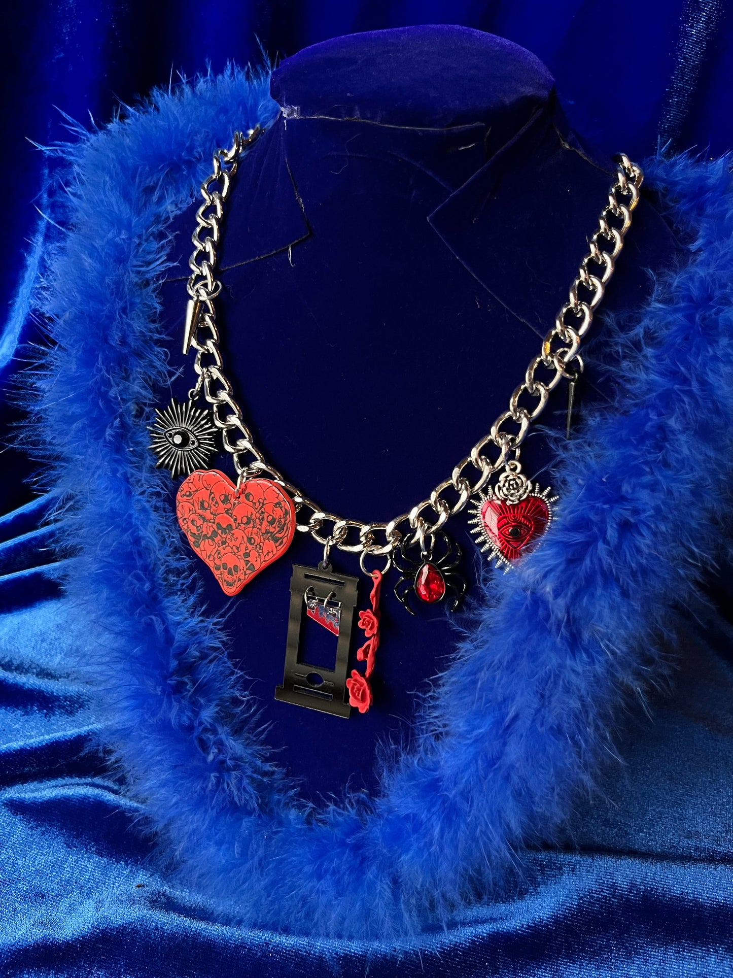 Guillotine Gothic Necklace - Silver