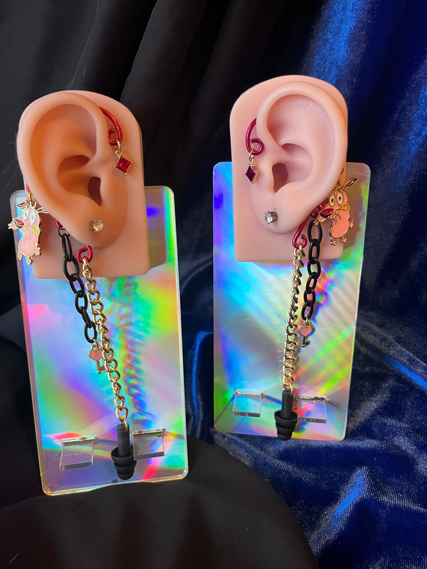 Ear Plug Ear Cuff Set - Courage