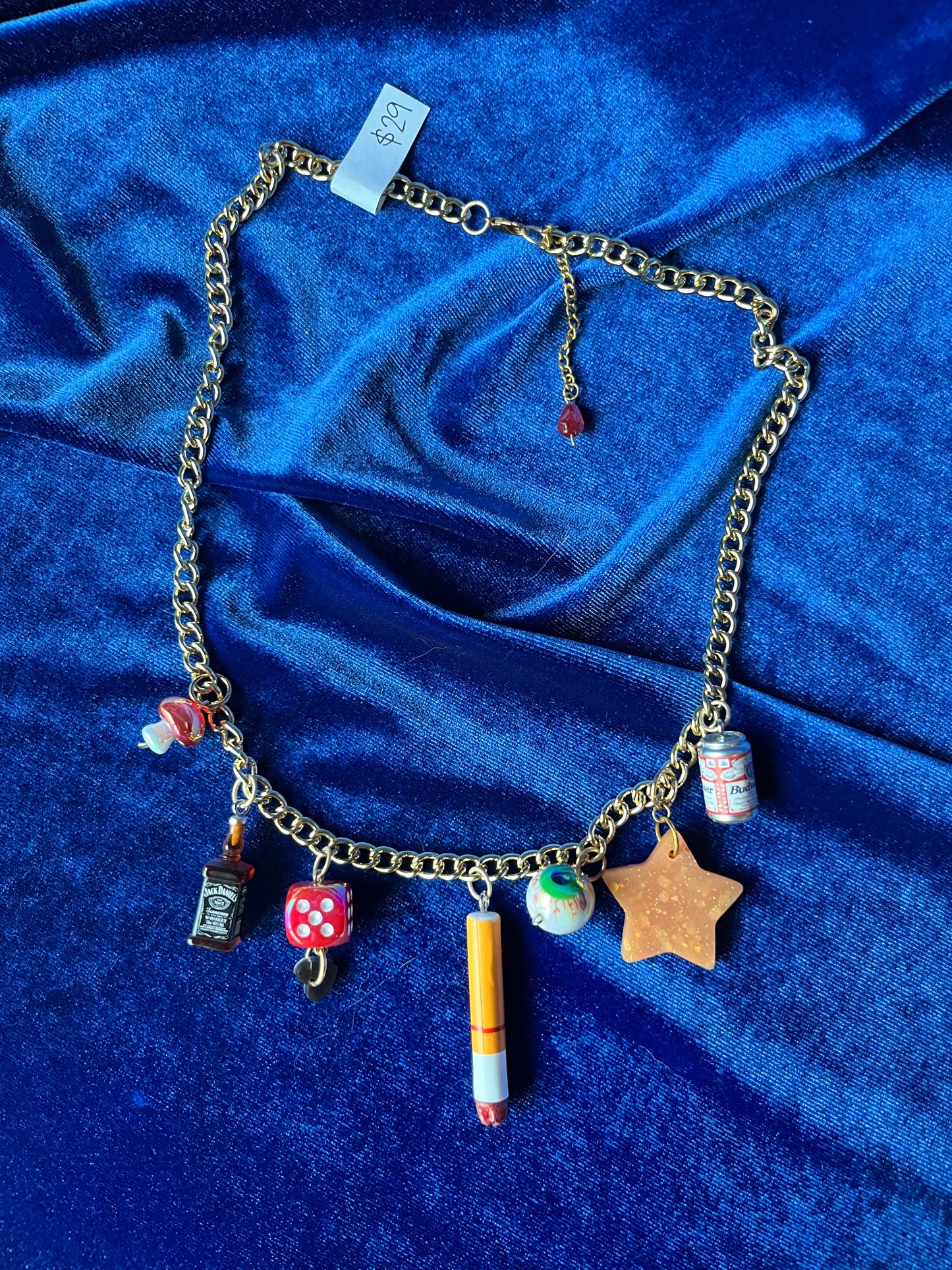 Vices Gold Chain Necklace