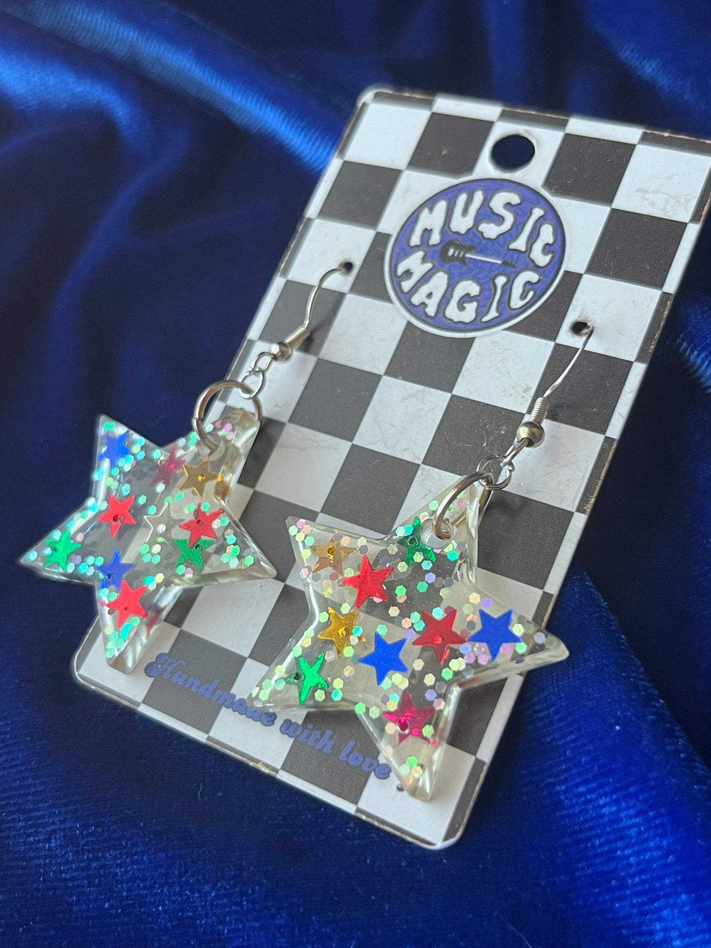 Rainbow Star Earrings