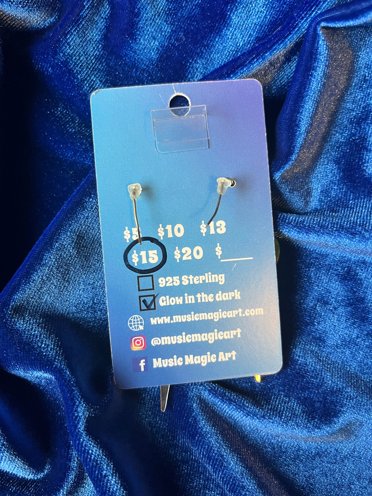 Heart and Lightning Bolt Earrings