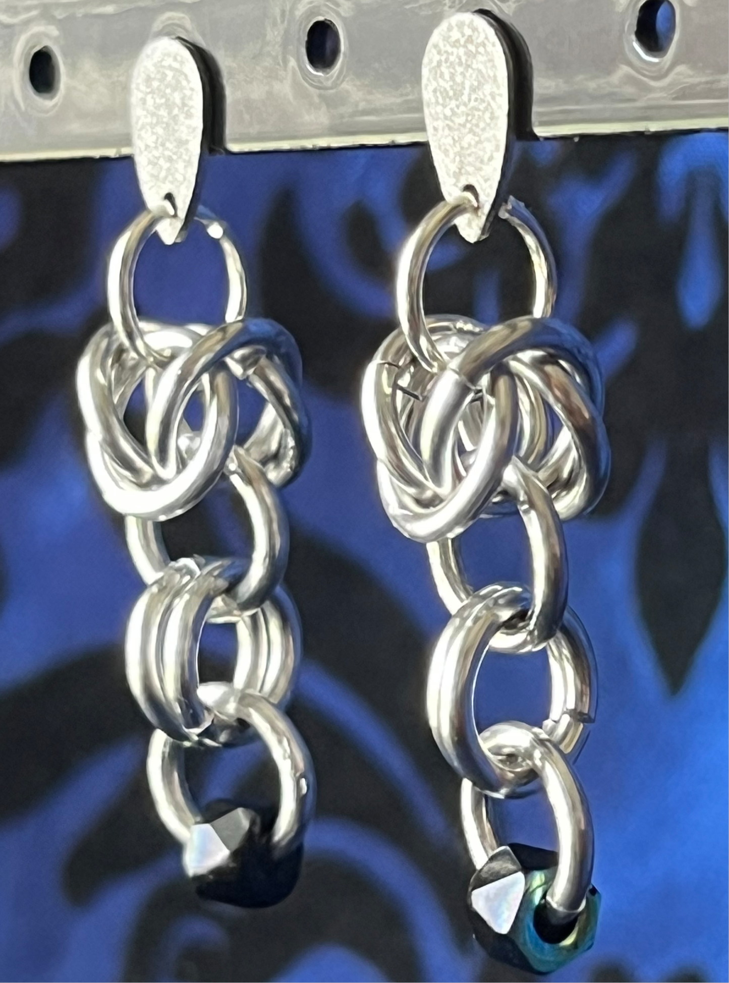 Beaded Chainmail Studs