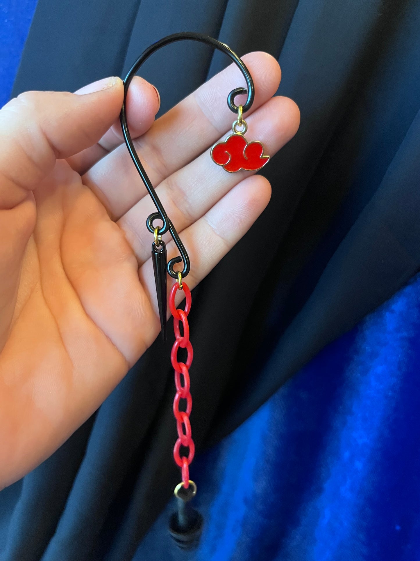 Ear Plug Ear Cuff Set - Akatsuki Anime Cloud