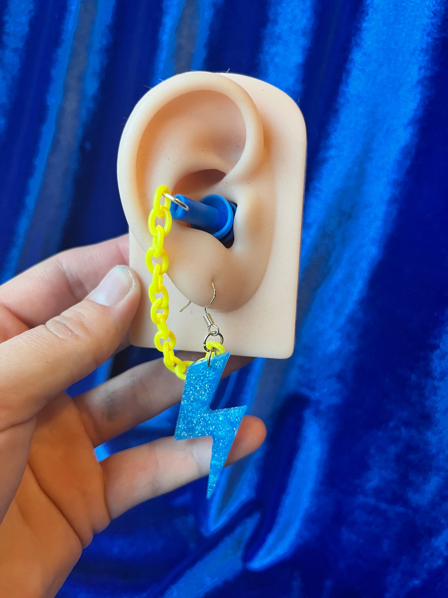 Ear Plug Earrings Lightning