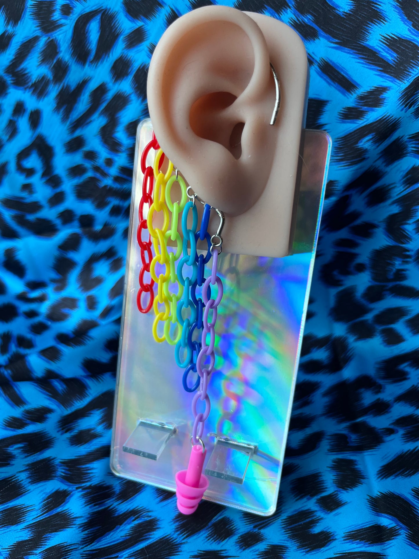 Ear Plug Ear Cuff Set - Pride