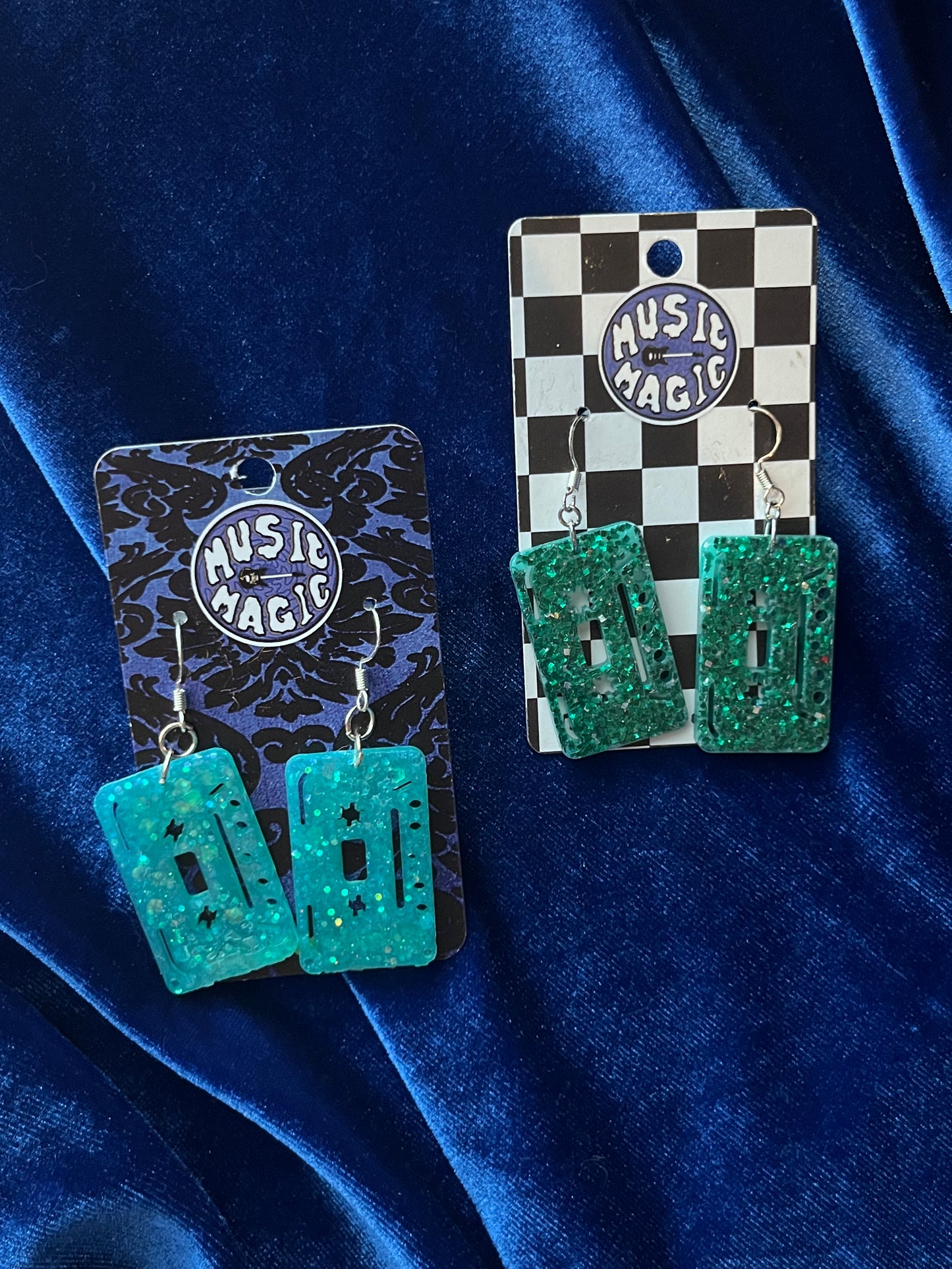 Simple Cassette Tape Earrings