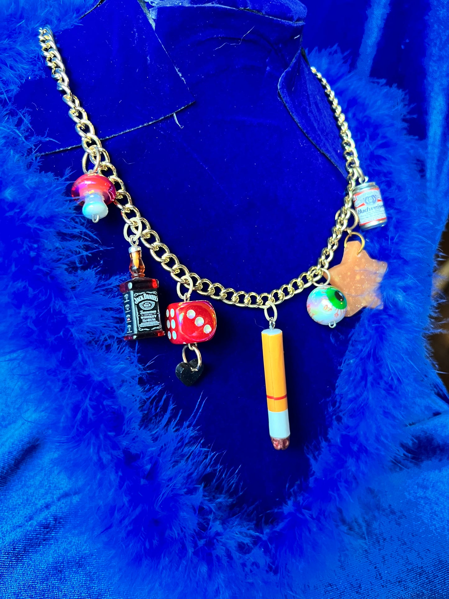 Vices Gold Chain Necklace
