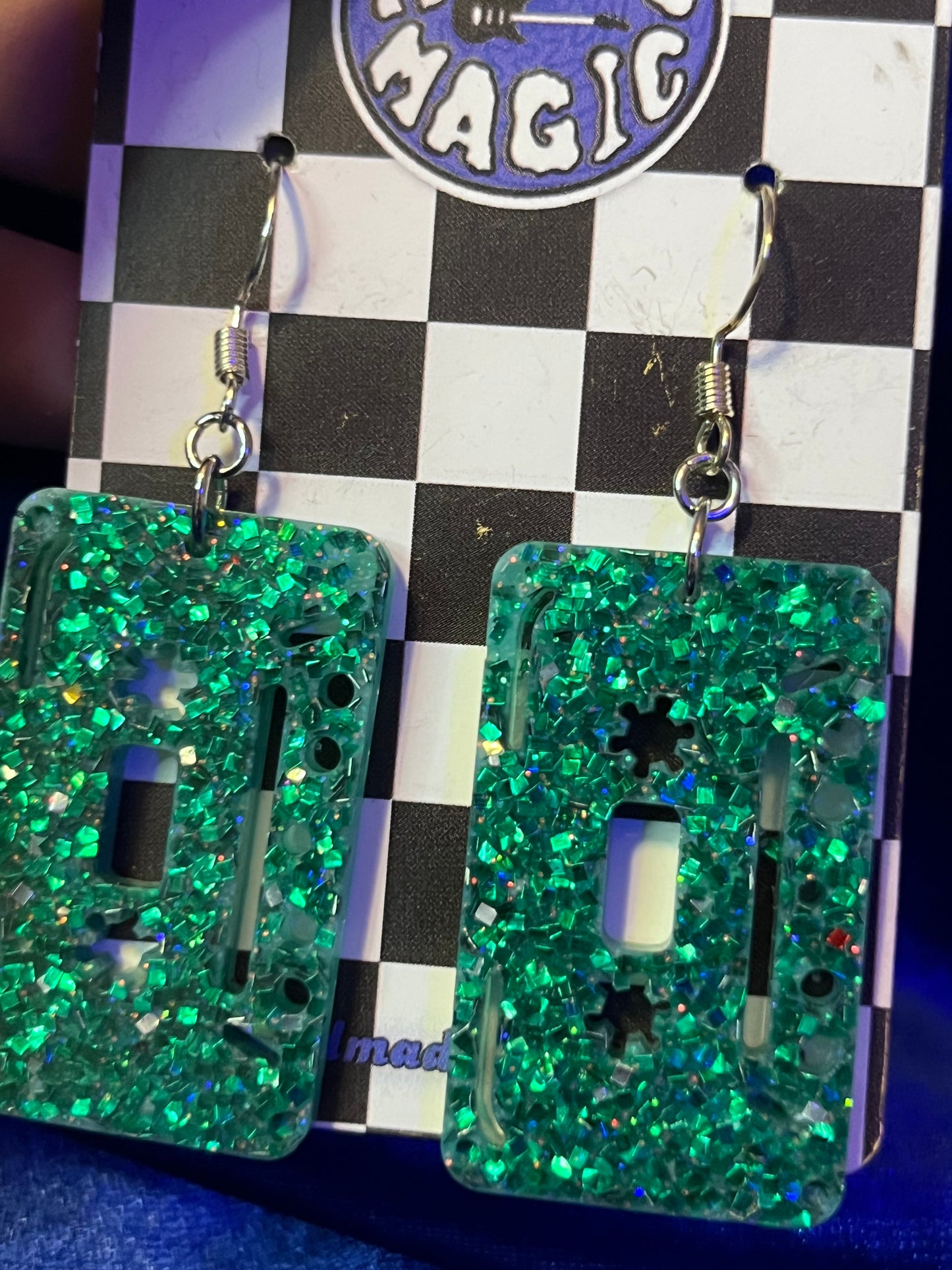 Simple Cassette Tape Earrings