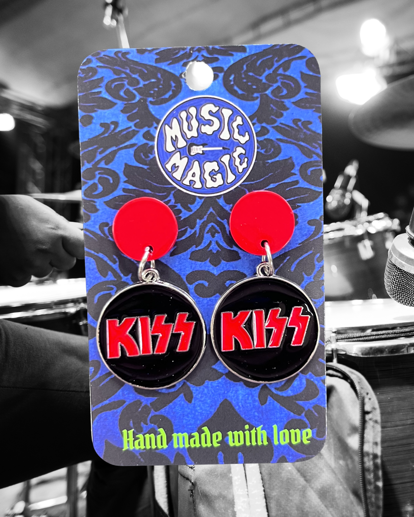 KISS Stud Earrings