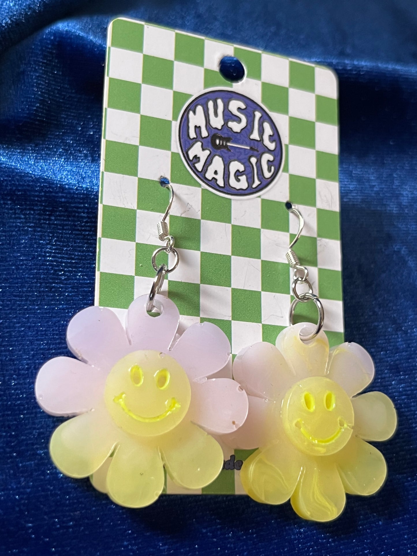 Daisy Smiley Face Earrings