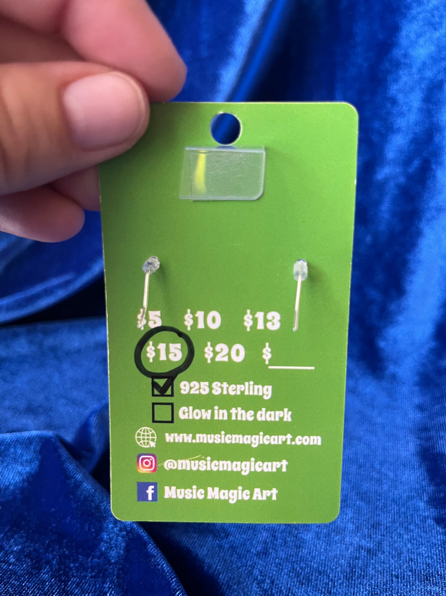 Mushroom and Dice Dangle Earrings