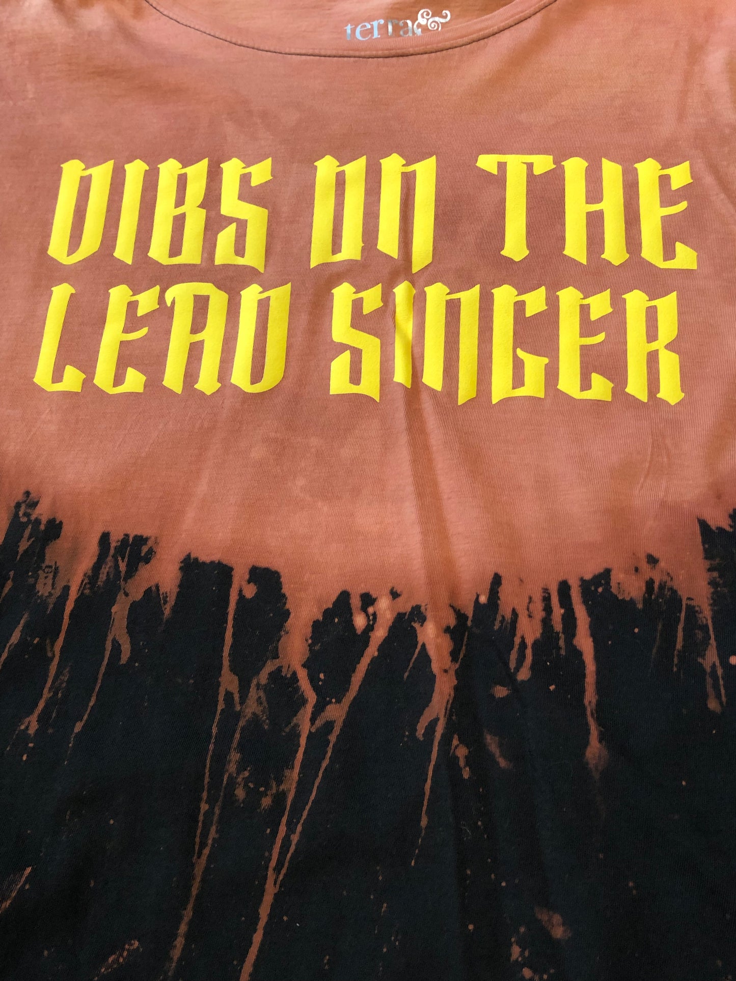 Dibs on the Lead Singer Bleached T-Shirt