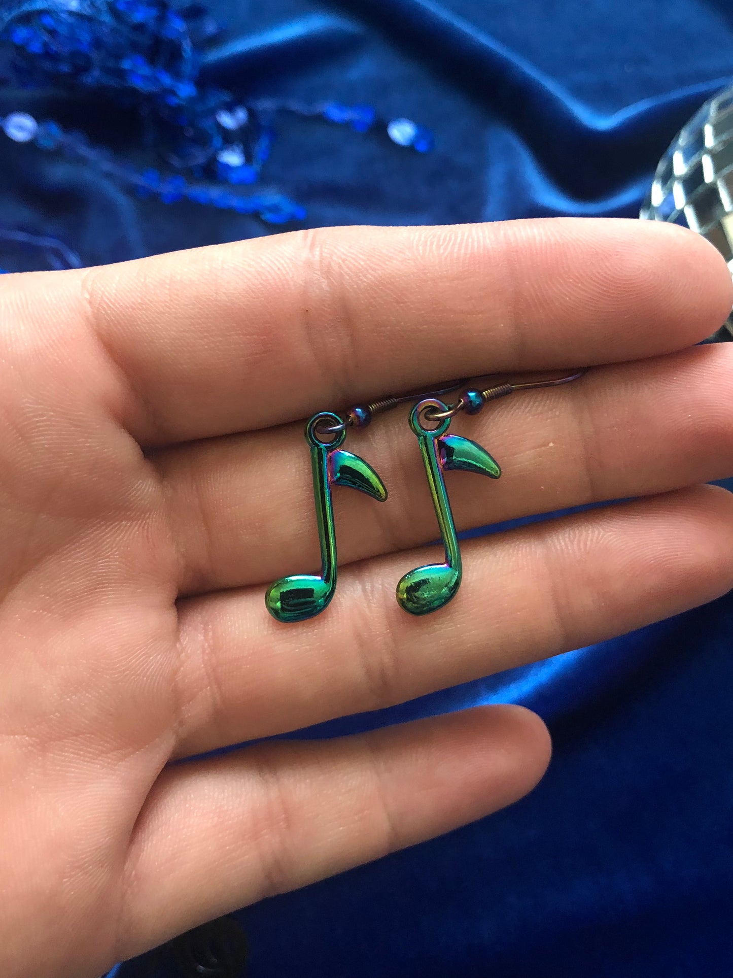 Music Note Rainbow Earrings