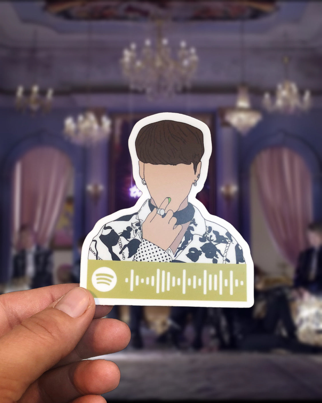 BTS Music Code Vinyl Sticker