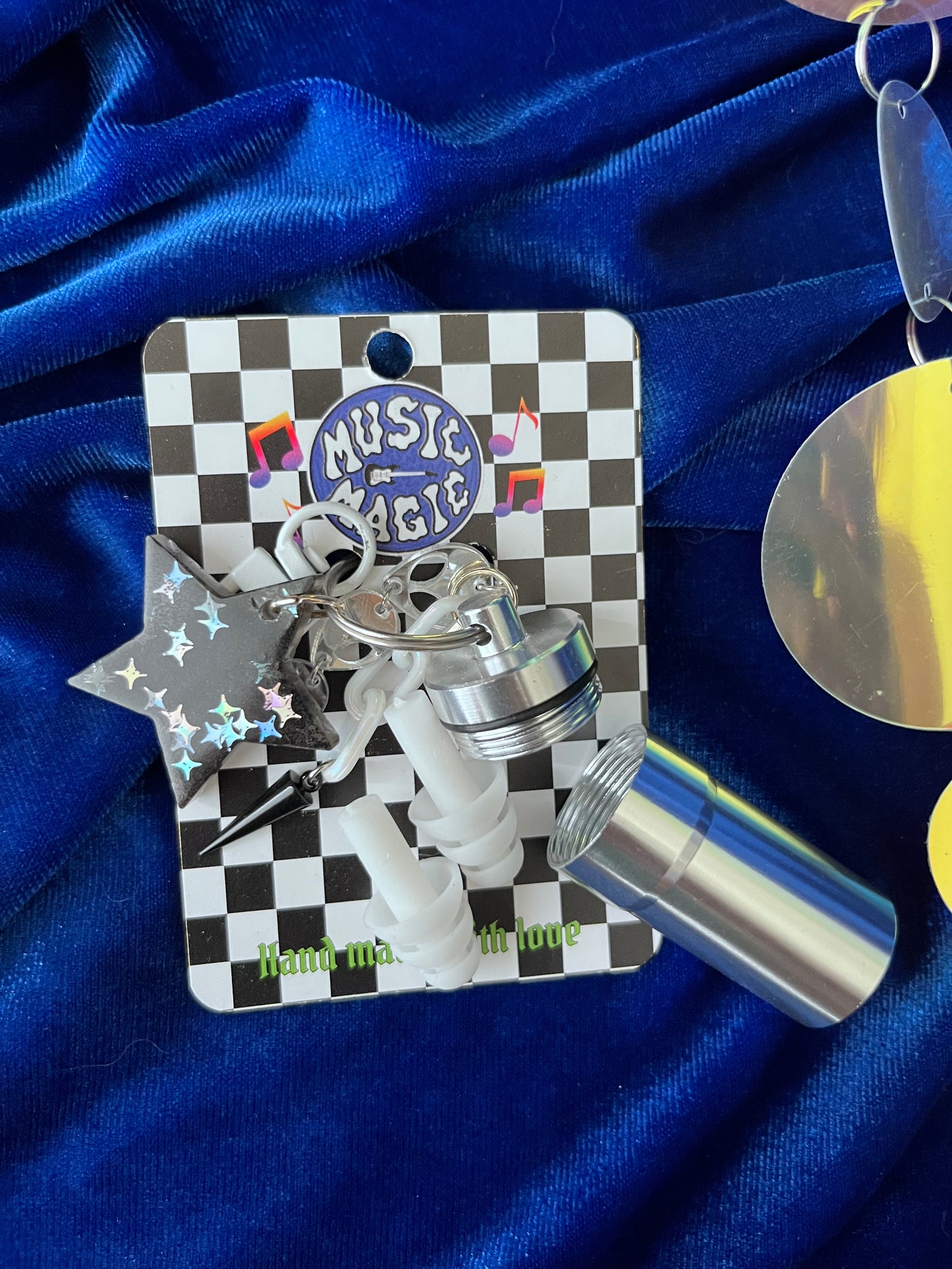 Cannister Keychain - Silver