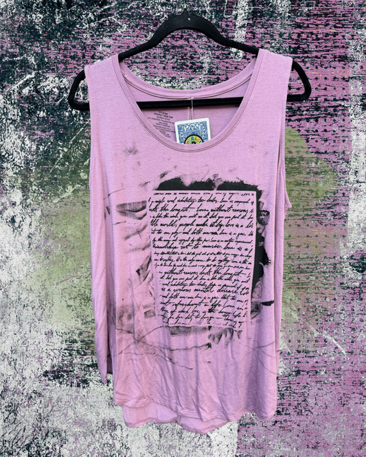 Grunge Script Tank Top