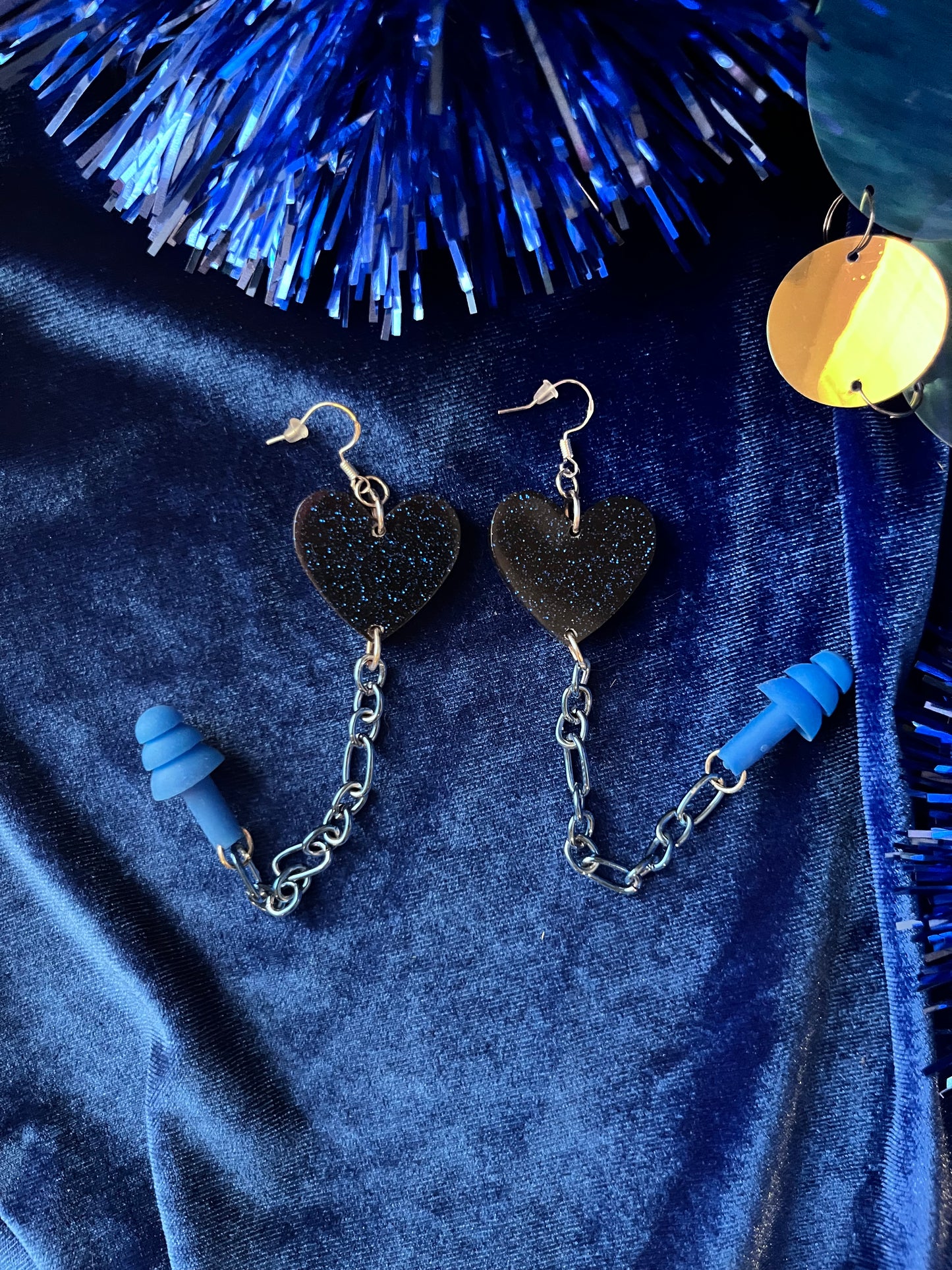 Heart Ear Plug Earrings