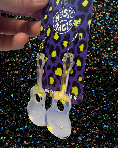 Iridescent Acrylic Earrings