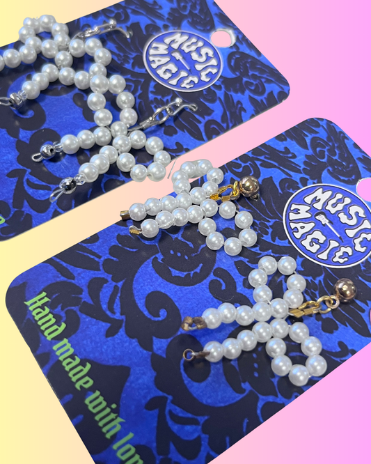 Pearl Bow Earrings