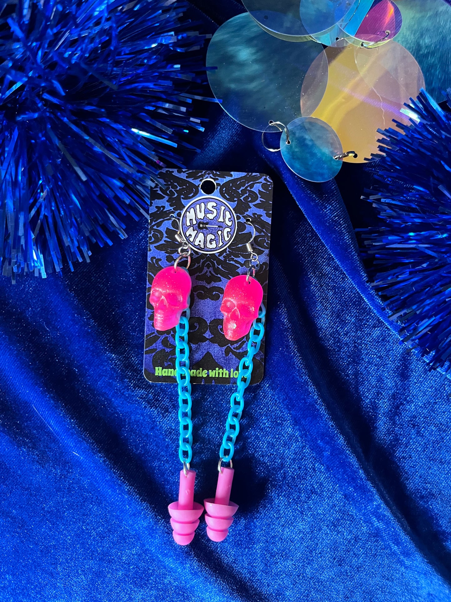 Skull Ear Plug Earrings