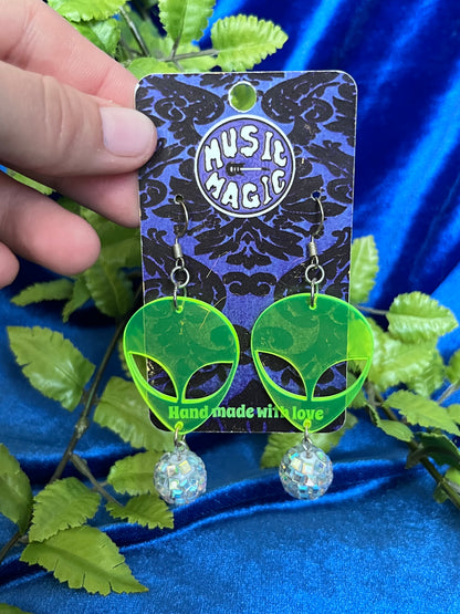 Alien Disco Earrings