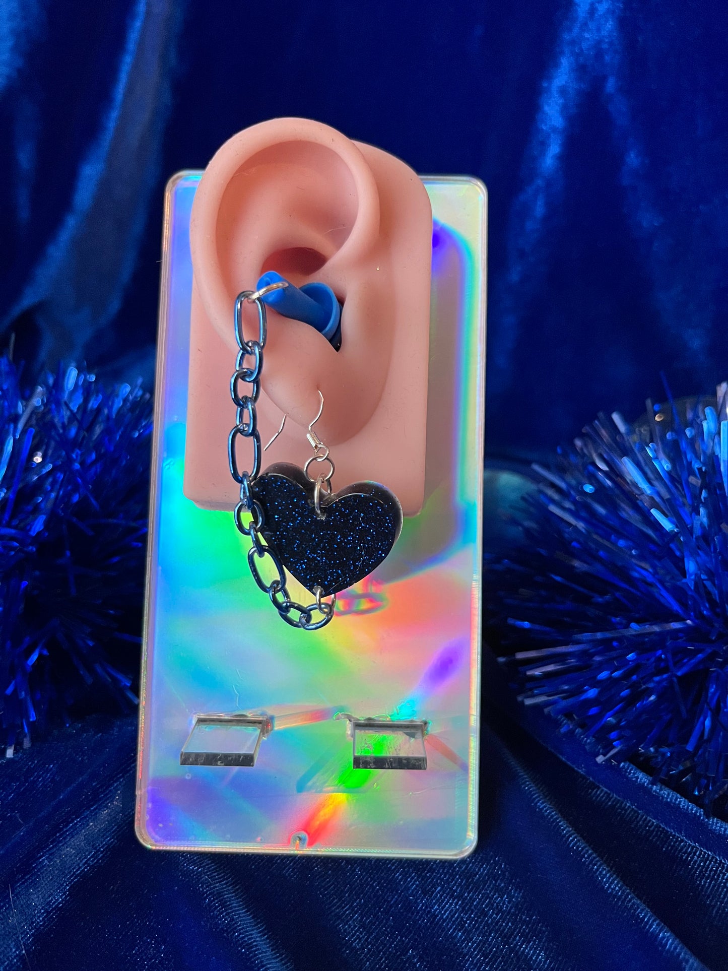 Heart Ear Plug Earrings