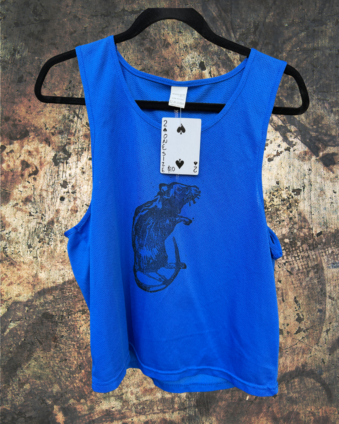 Jersey Rat Tank - Royal Blue