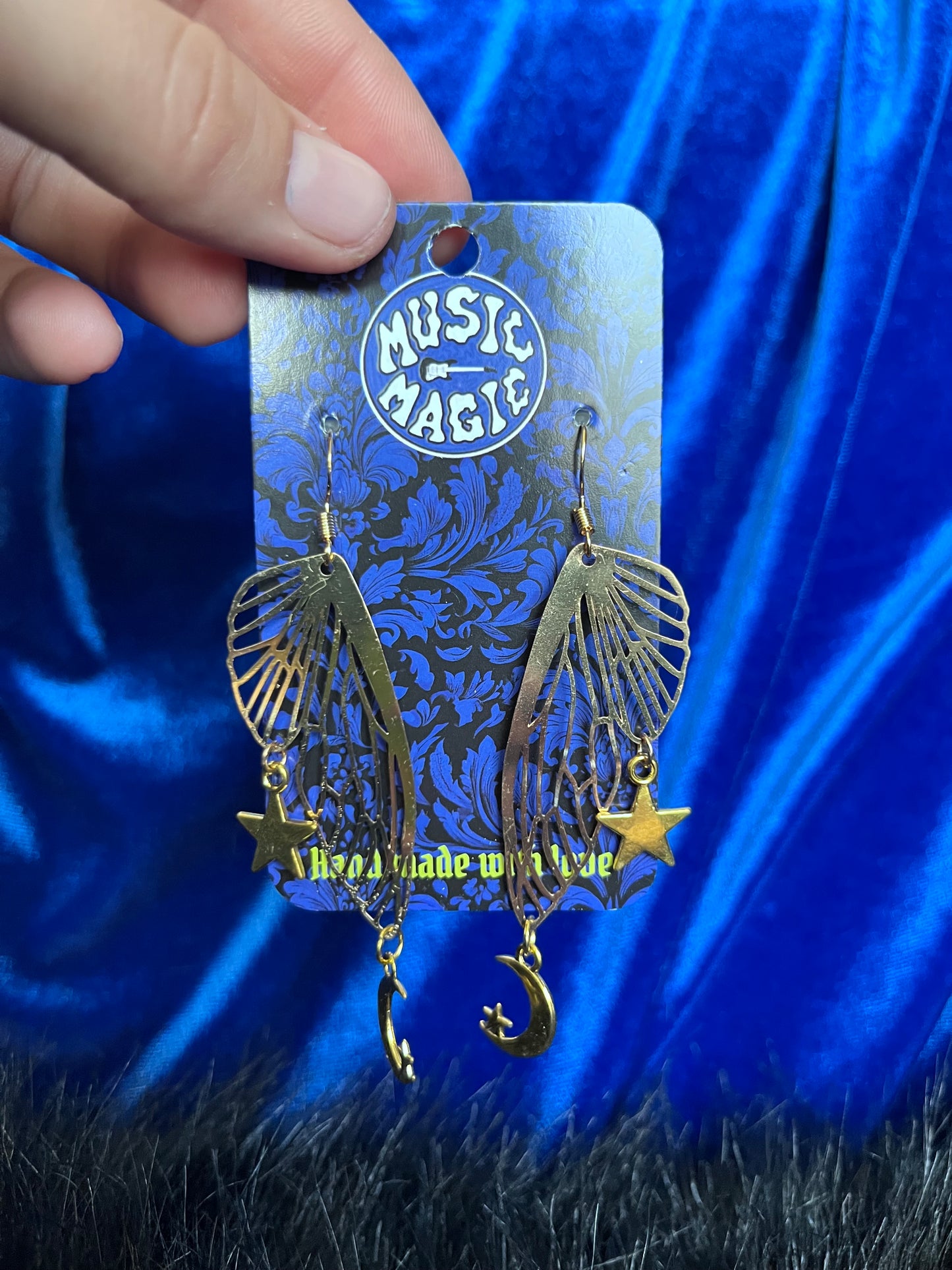 Star and Moon Wings - Gold