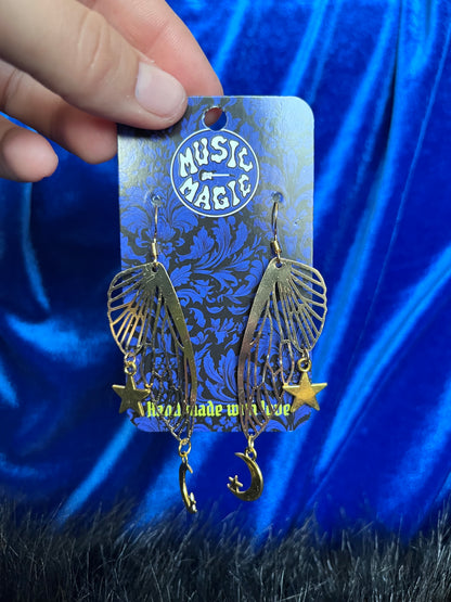 Star and Moon Wings - Gold