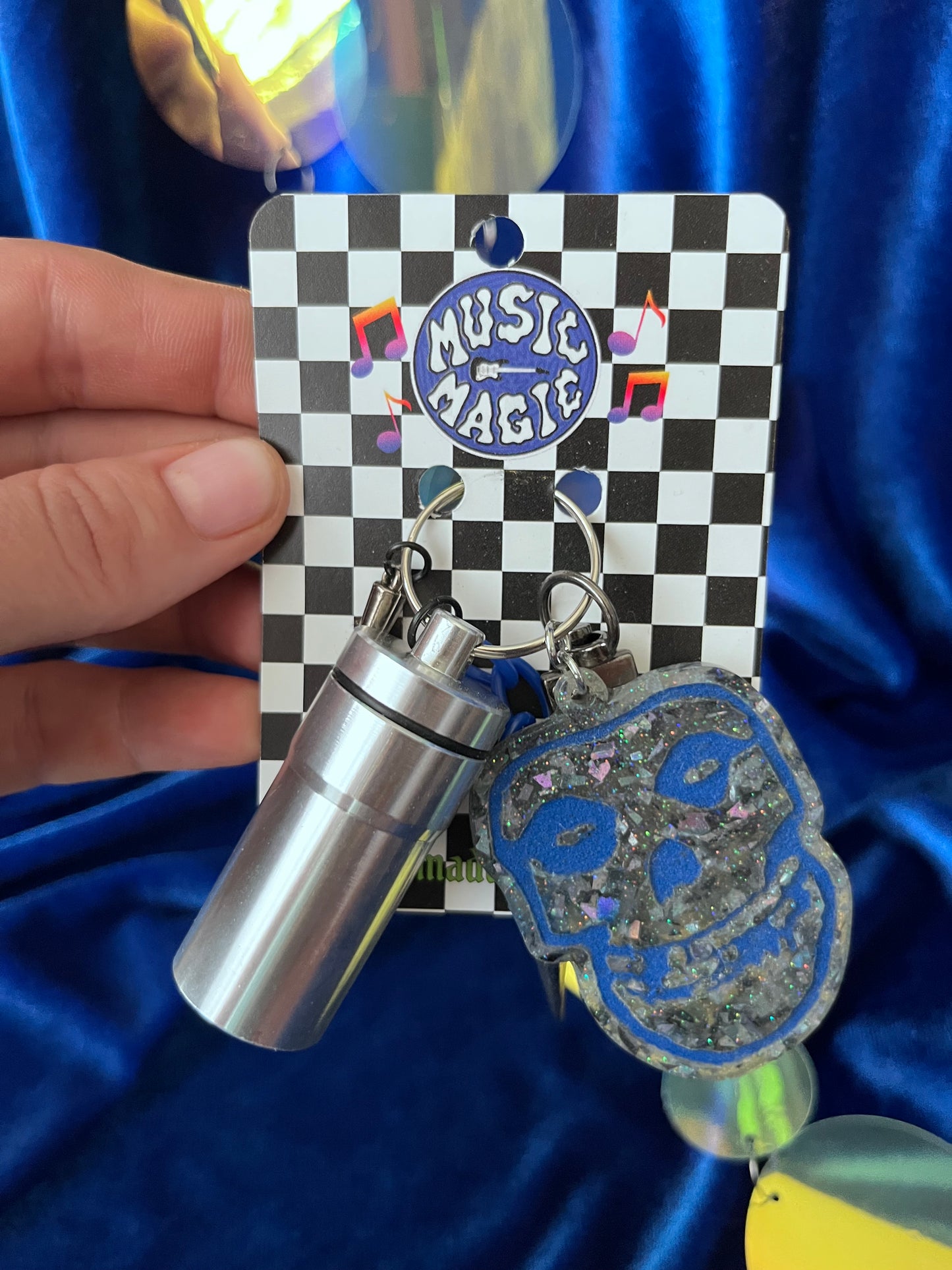 Cannister Keychain - Silver