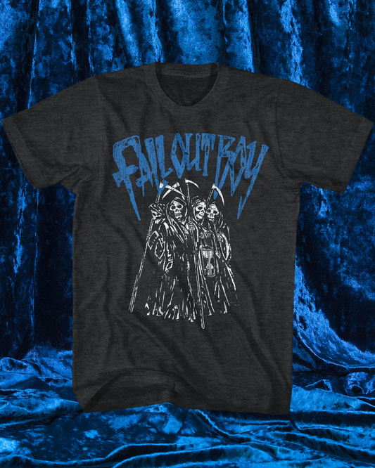 Fall Out Boy Reapers Tee - Charcoal