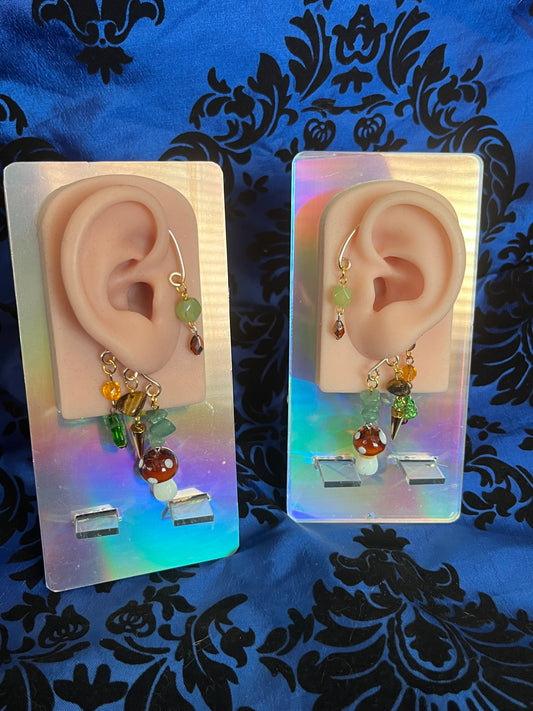 Ear Cuff Set - Stones and Shrooms