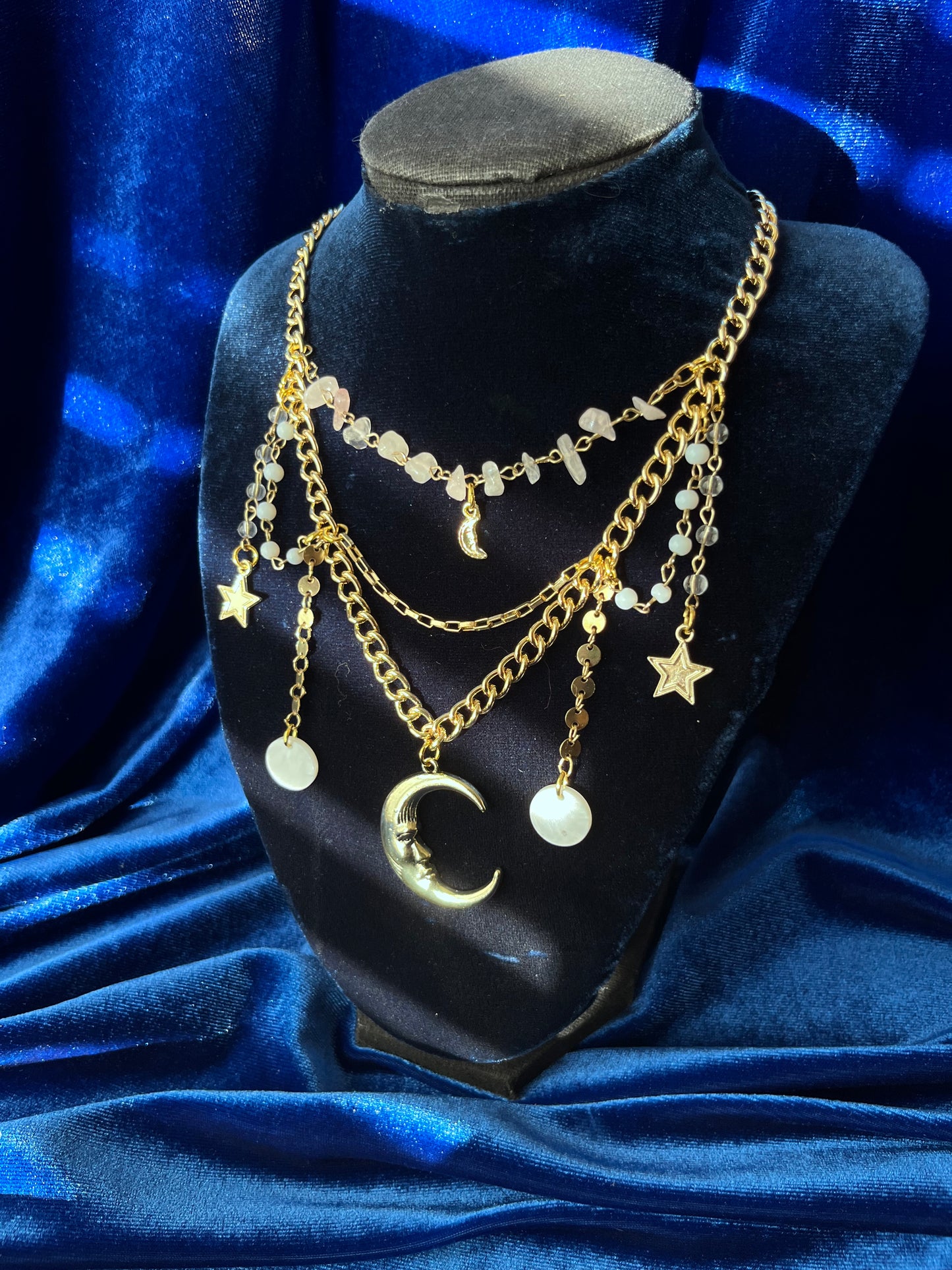 Celestial Gold Ornate Necklace