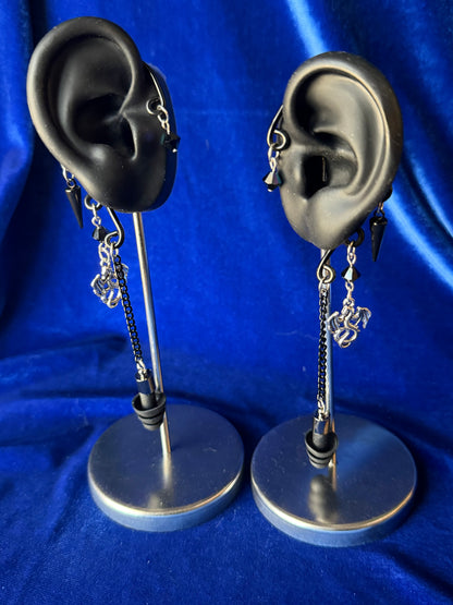 Dragon Set - Silver and Black