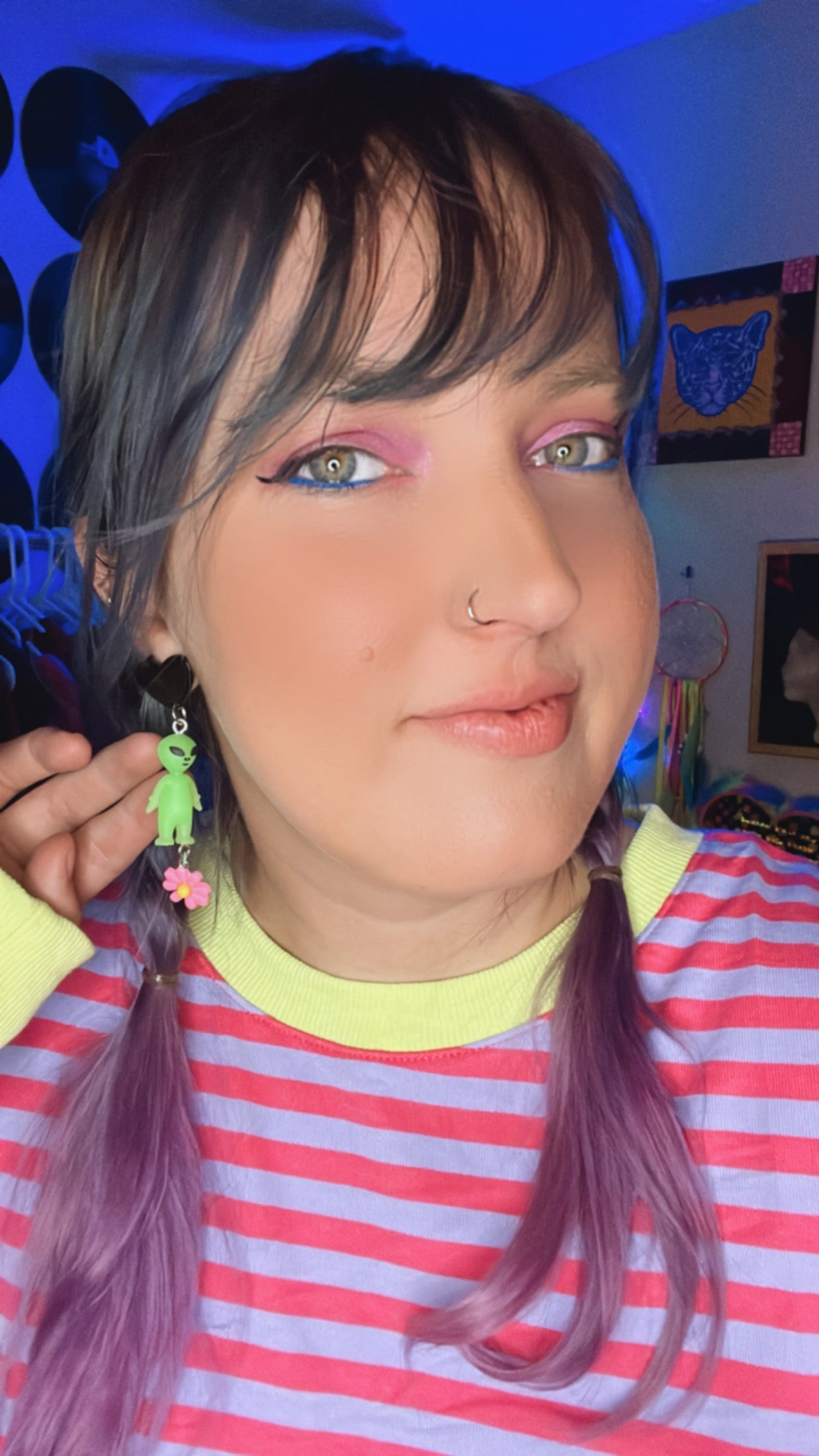 Alien Earrings