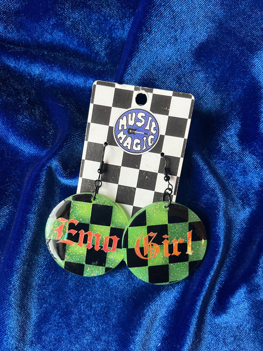 Emo Girl Earrings